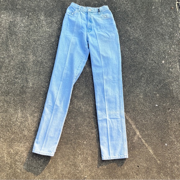 Vintage Women’s Rockies Straight Leg Flat Back Jeans Size 7 24 waist 33 length - Picture 3 of 8